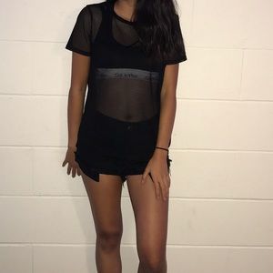 Fishnet Black TShirt